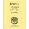 Kodály, Zoltán - Ten Trios (from Tricinia arranged by J. Jákó)