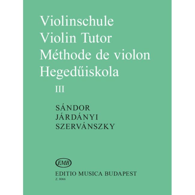 Járdányi Pál, Szervánszky Endre, Sándor Frigyes - Violin Tutor