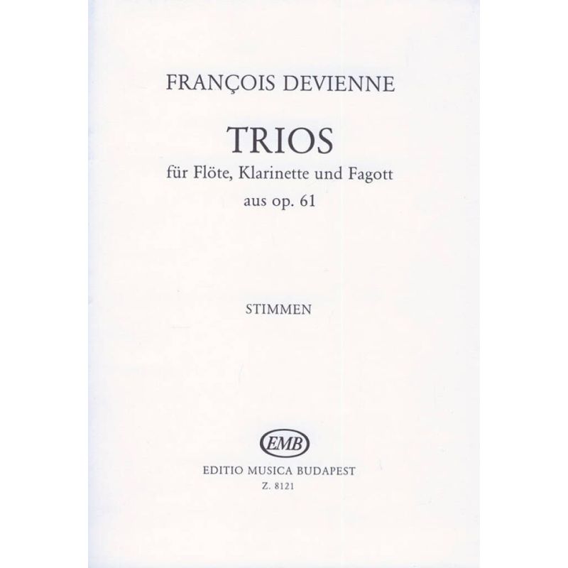 Devienne, Francois - Trios - for flute, clarinet and bassoon