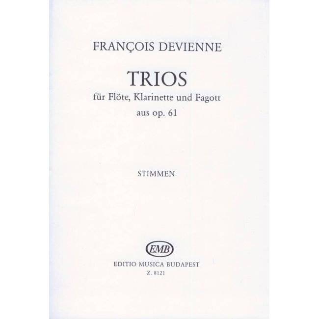 Devienne, Francois - Trios - for flute, clarinet and bassoon