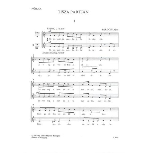 Bárdos Lajos - Tisza Partján