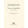 Donizetti, Gaetano - Tunc Acceptabis