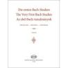 The Very First Bach Studies