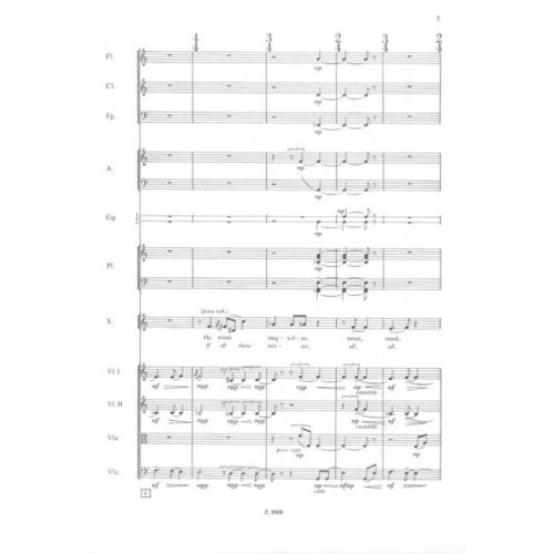 Balassa Sándor - Tresses - for soprano and chamber orchestra to a poem by Ch. Vildrac
