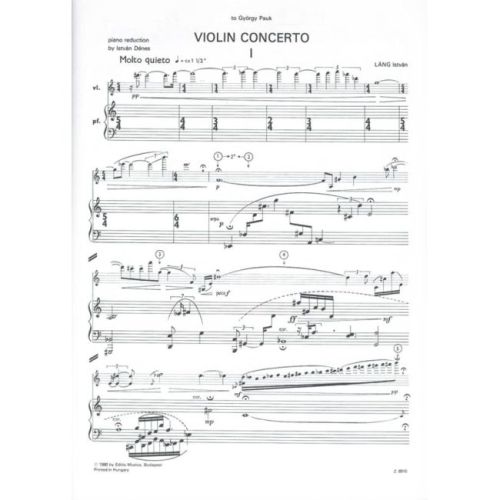 Láng István - Violin Concerto