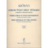 Sz_nyi Erzsébet - Three Ideas In Four Movements - for piano and chamber orchestra