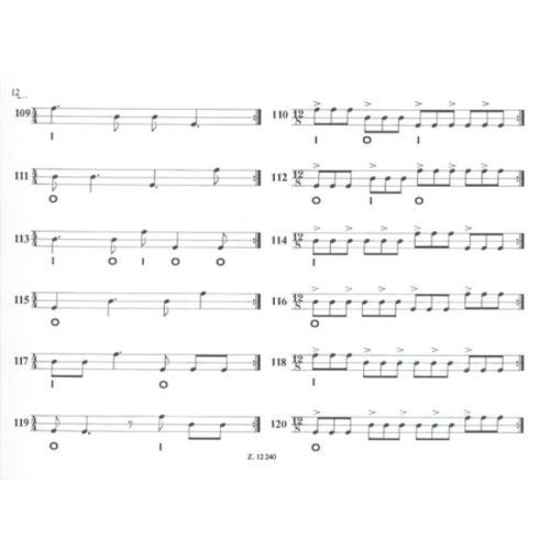 Balázs Oszkár - Technical Studies - for three drums
