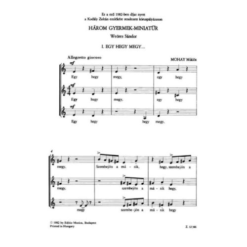 Mohay Miklós Dr. - Three...