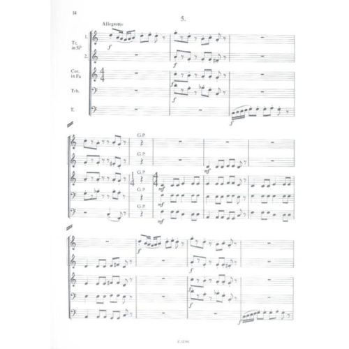 Hidas Frigyes - Training Patterns - for brass quintet