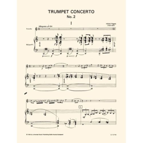 Hidas Frigyes - Trumpet Concerto No. 2