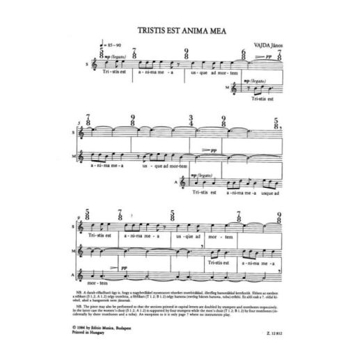 Vajda János - Tristis Est...