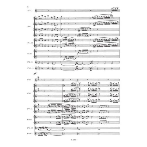 Hidas Frigyes - Three Sketches - for clarinet choir