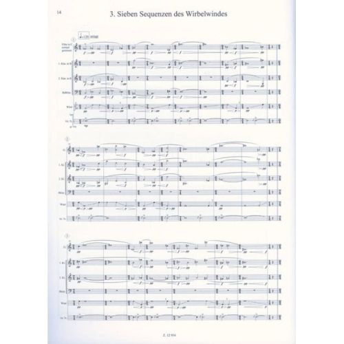 Eötvös Péter - Sequences Of The Wind