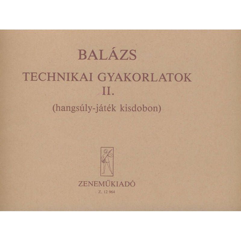 Balázs Oszkár - Technical Studies - for percussion