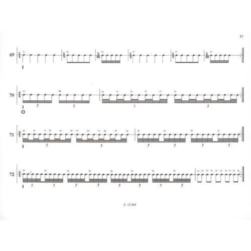 Balázs Oszkár - Technical Studies - for percussion