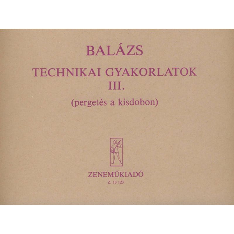 Balázs Oszkár - Technical Studies - for percussion