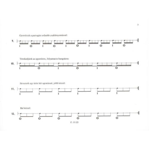 Balázs Oszkár - Technical Studies - for percussion