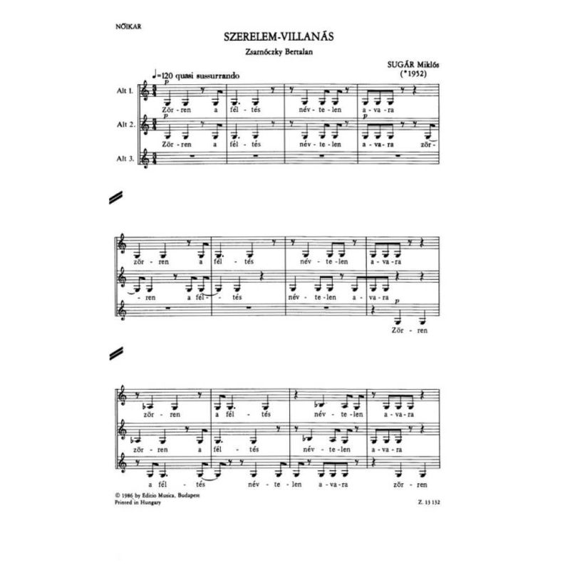 Sugár Miklós - Szerelem-villanás