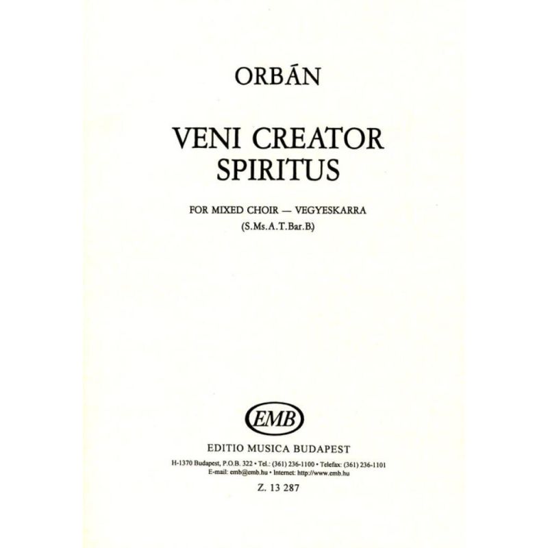 Orbán György - Veni Creator Spiritus