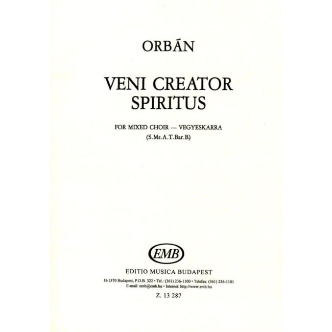 Orbán György - Veni Creator Spiritus