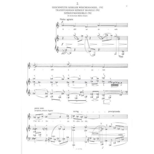 Kurtág György - Three Old Inscriptions