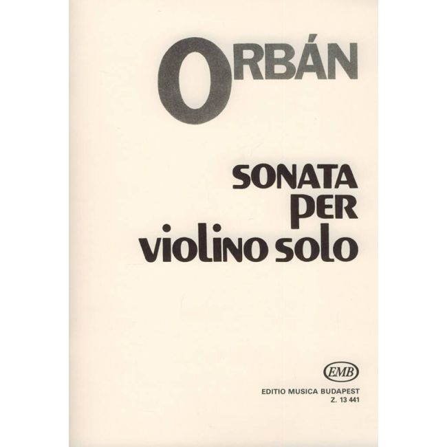 Orbán György - Sonata Per Violino Solo