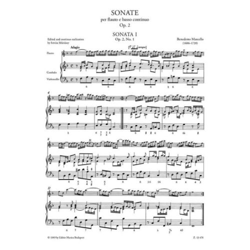 Marcello, Benedetto - 12 Sonatas