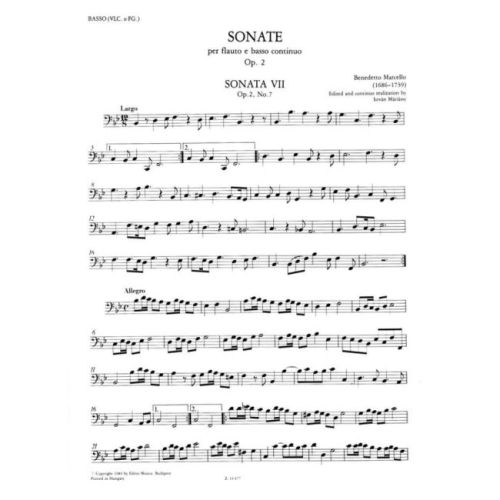 Marcello, Benedetto - 12 Sonatas