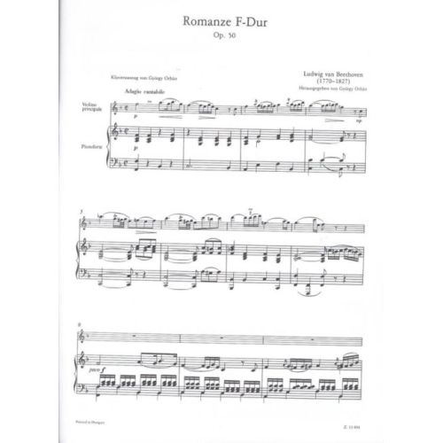 Beethoven, Ludwig van - Two Romances