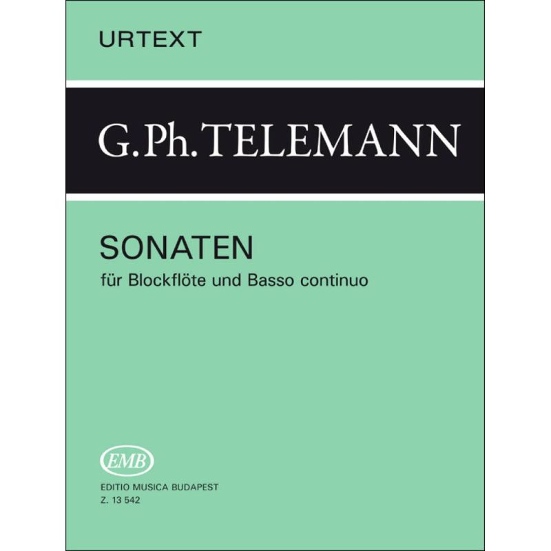 Telemann, G P - Recorder Sonatas