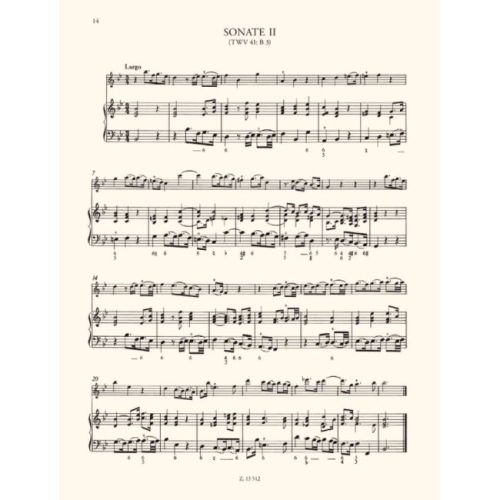 Telemann, G P - Recorder Sonatas