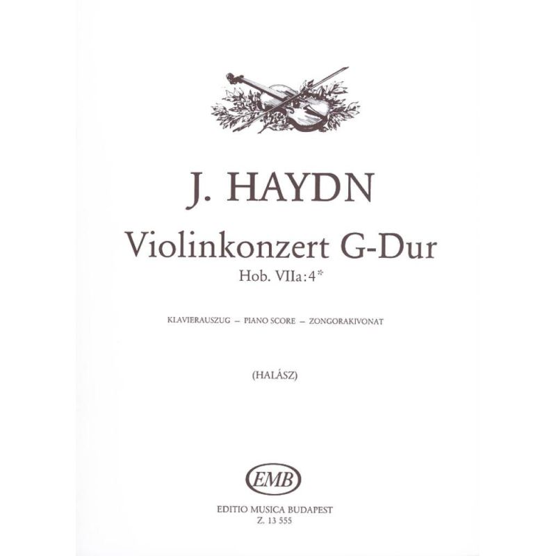 Haydn, Joseph - Violinkoncert G-dur, Hob. Viia:4