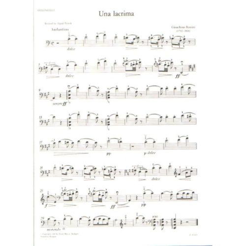 Rossini, Gioacchino Antonio - Una Lacrima