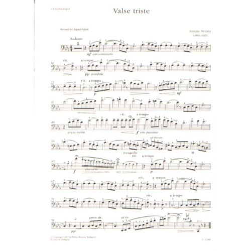 Vecsey Ferenc - Valse Triste