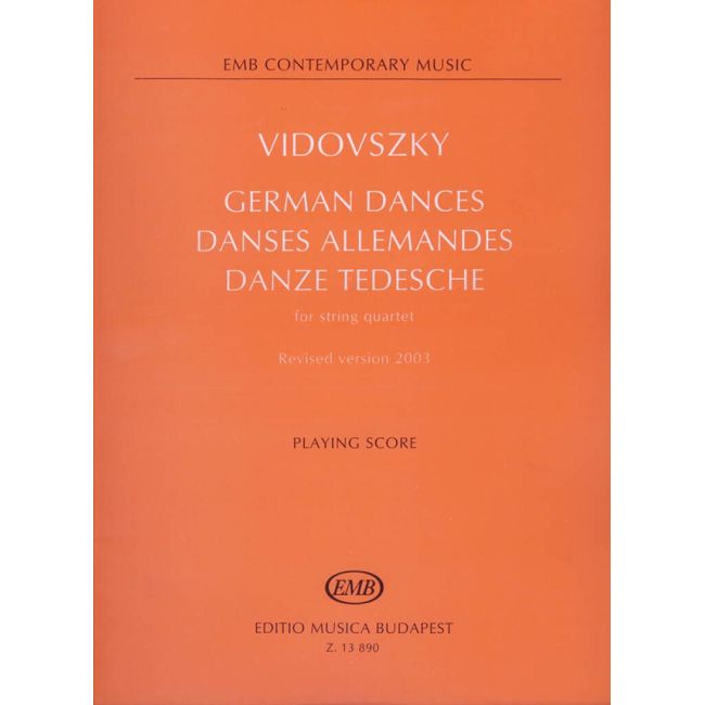 Vidovszky László - German Dances - for string quartet - 1989, revised version 2003