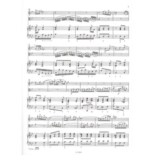 Graun, Karl Heinrich - Trio B-dur Für Flöte, Viola Und Basso Continuo