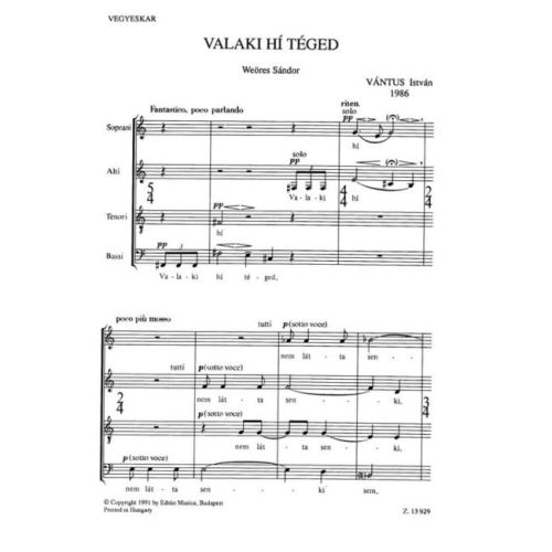Vántus István - Valaki Hí...