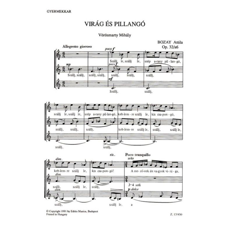 Bozay Attila - Virág És Pillangó