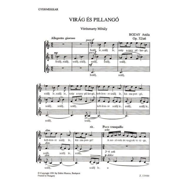 Bozay Attila - Virág És Pillangó