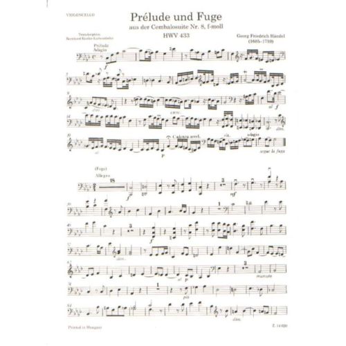 Händel, Georg Friedrich - Three Fugues