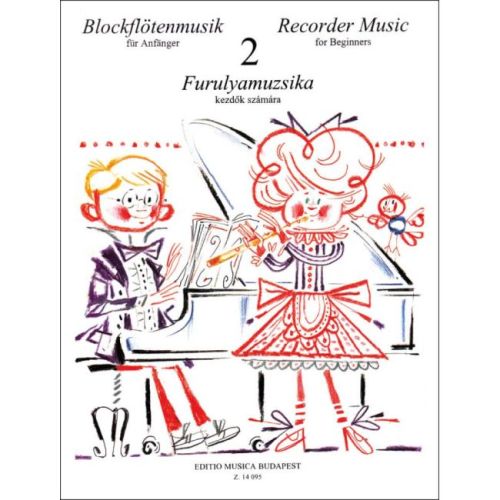 Recorder Music For Beginners, Vol 2 - (for treble recorder with piano accompaniment)