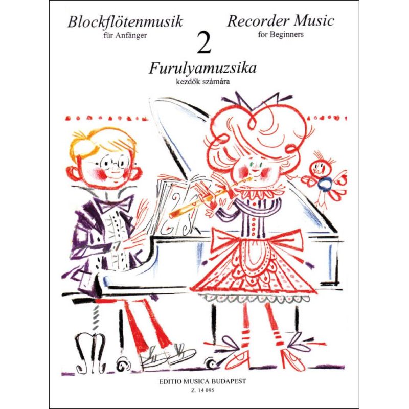 Recorder Music For Beginners, Vol 2 - (for treble recorder with piano accompaniment)