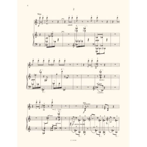 Kurtág György - Tre Pezzi - per violino e pianoforte
