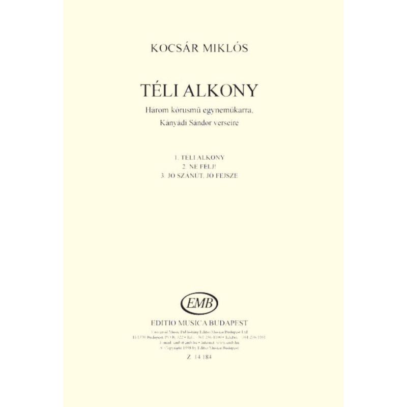 Kocsár Miklós - Téli Alkony