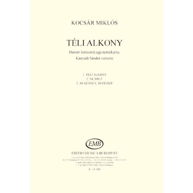 Kocsár Miklós - Téli Alkony