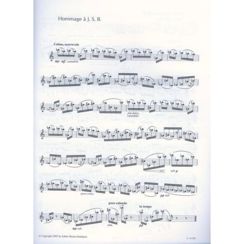 Kurtag, Gyorgy - Signs, Games and Messages (Violin)
