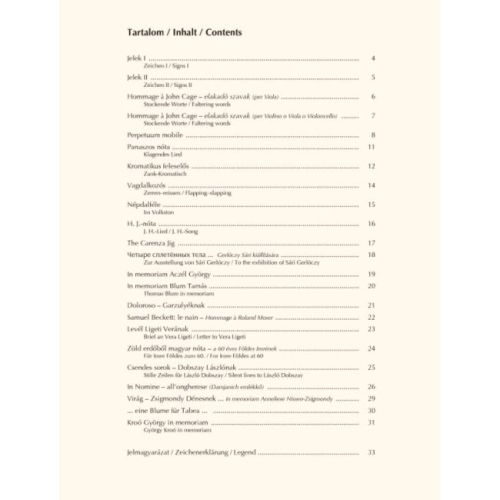 Kurtag, Gyorgy - Signs, Games and Messages (Viola)