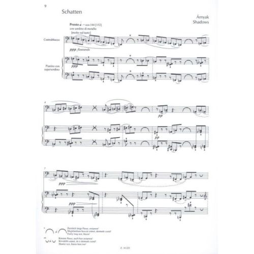 Kurtag, Gyorgy - Signs, Games and Messages (Double Bass)