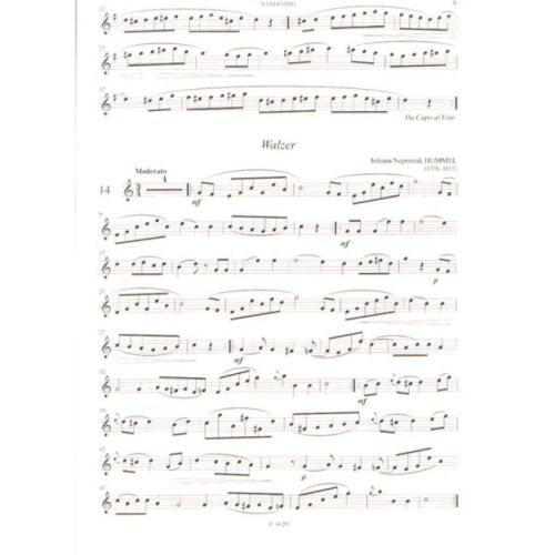 Saxophone Music (for Alto Or Tenor Saxophone, With Piano Accompaniment) For Beginners
