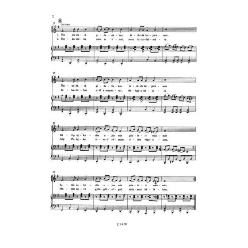Daróci Bárdos Tamás - Üszküdárá - A Merry Ballad For Male Or Female Voices